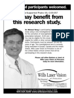 LASIK Alternative Research Study at Princeton Eye Group