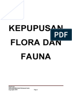 Kepupusan Flora Dan Fauna