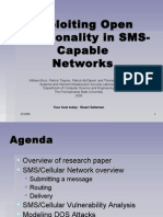 Exploiting Open Functionality in SMS-Capable Networks: Your Host Today: Stuart Saltzman