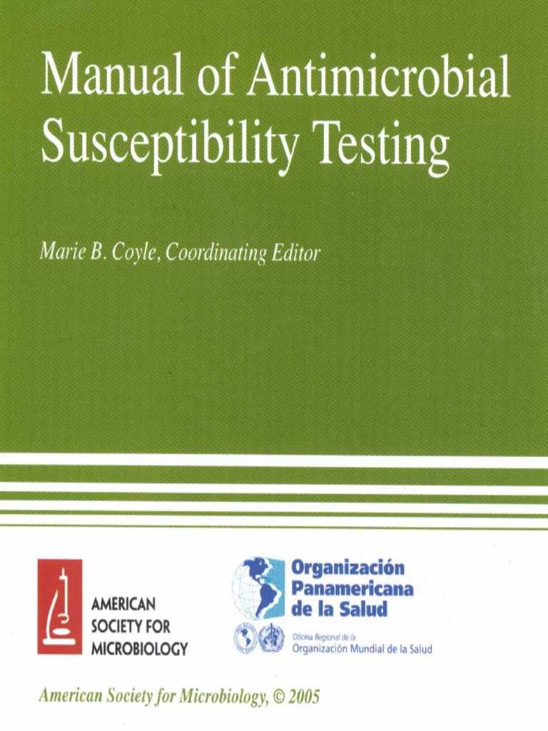 Manual of Antimicrobial Susceptibility Testing Plasmid Urinary