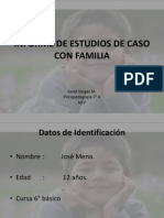 Informe de Estudios de Caso Con Familia