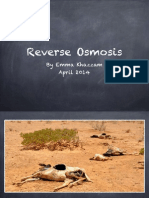 Reverse Osmosis: by Emma Khazzam April 2014