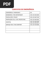 Contatos de Emergência