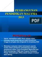 Intipati Pelan Pem Pend Msa 2013-2025