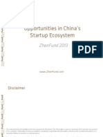 Opportunities in China's Startup Ecosystem