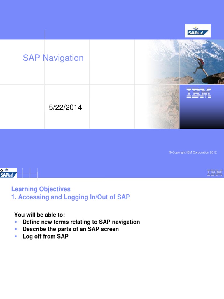 SAP Navigation