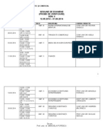 Sesiune Examene MTC Sem II 2014 2 Zi, FR 3 Zi, FR