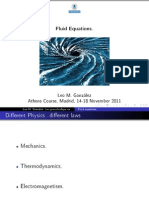 Fluid Equations.: Leo M. González Leo - Gonzalez@upm - Es Fluid Equations