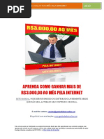 Como ganhar mais de R$3.000,00 por mes pela internet