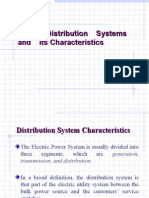 Power Distribution Systems and Its Characteristics