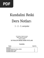 Kundalini Reiki 1-2-3 Elkitabı