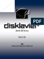 Disklavier Mark III DGC1B Advanced Operation Manual (1 of 2)