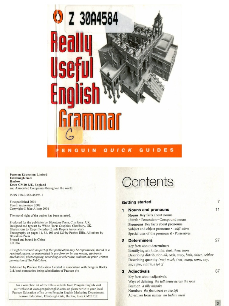 Penguin Quick Guides Really Useful English Grammar Penguin English | PDF