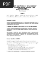 Download Customer Relationship Management-notes-unit I by fathimathabasum SN22568885 doc pdf