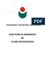 Modelo de Plano de Negocios