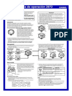 Guía de operación reloj multifunción