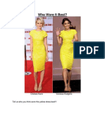 Who Wore It Best-Chelsea Kane Vs Vanessa Hudgens