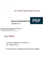 Computer Aided Engineering Drawing: Advanced Autocad Concepts