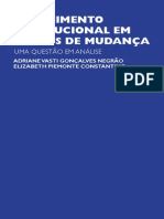 Acolhimento Institucional Em Tempos de Mudanca