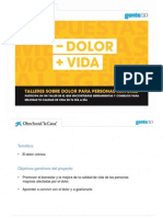 Taller - DOLOR + VIDA pdf