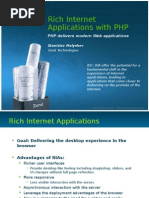 Rich Internet Applications With PHP