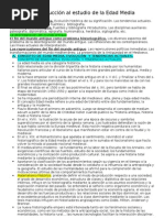 Edad Media Conceptualización y Derrumbe de Roma