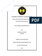 Analisis Faktor Dan Analisis Cluster