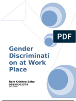 Gender Discrimination in Work Place