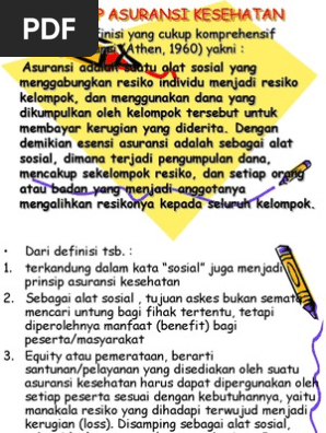 Konsep Asuransi Kesehatan