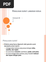 Surat Lamaran Kerja