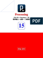 Processing: File I/O + Functions + 3D
