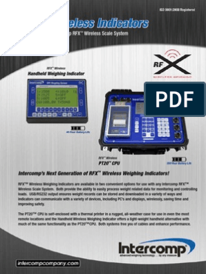 RFX Wireless Handheld Indicator