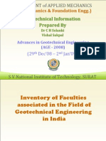 Geotechnical Information