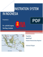 Land Admin System in Indonesia