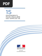 15 Engagements pour l'équilibre des temps Vie.