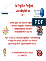 Flier For Project Learners