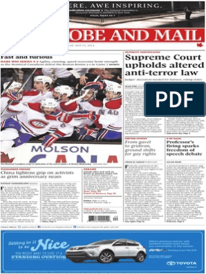 The Globe and Mail Atlantic Edition 15 05 2014, PDF