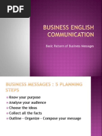 Basic Pattern of Business Messages