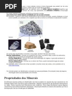 Rochas e Minerais