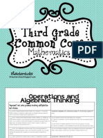 Commoncoremaththirdgradechecklistandkidfriendly 1