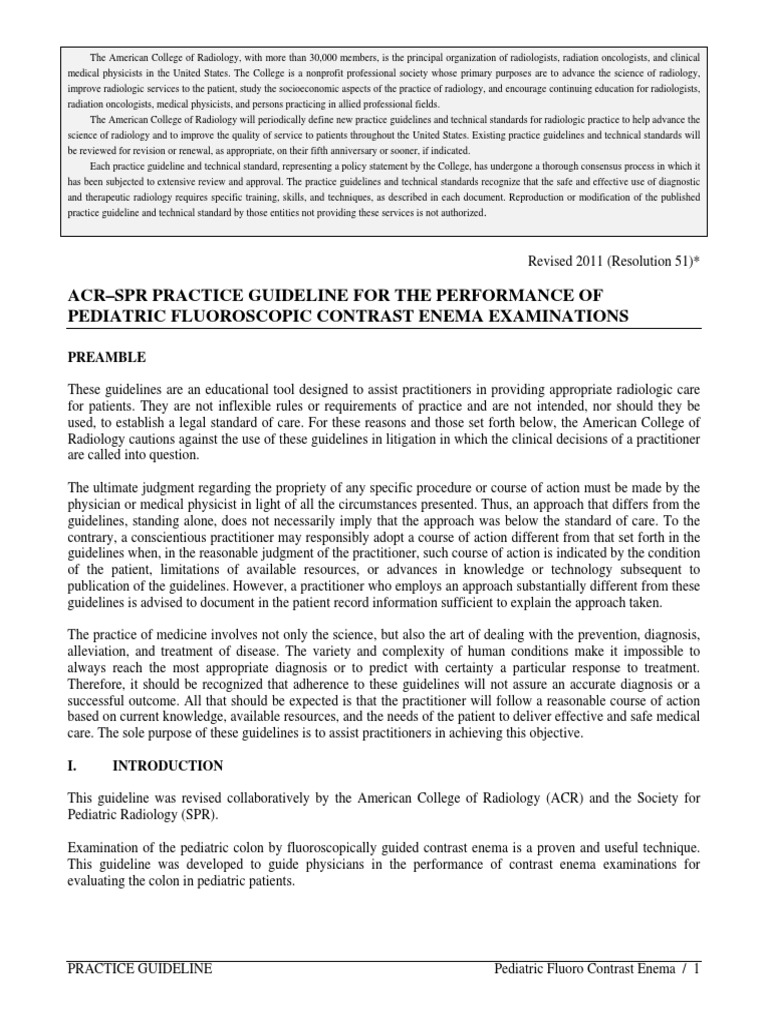 Pediatric Contrast Enema Radiology Medical Imaging