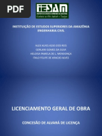 Licenciamento Geral de Obra