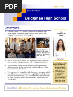 may board  report