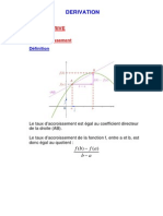 21 - Dérivation - Nombre Dérivé PDF