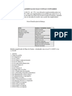 Estrutura e Classificação Das Contas Contábeis