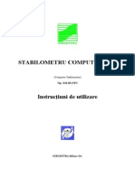 Stabilometru Computerizat: (Computer Stabilometer)