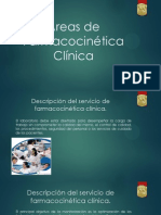 Áreas de Farmacocinética Clínica