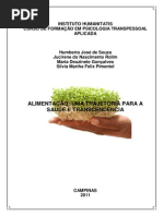 Alimentacao Saude e Transcendencia