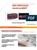 TALUDES VERTICALES Aplicación de MSEP