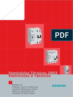 Proteção Contra Efeitos Das Correntes Eletricas Do Choque e Aterramento